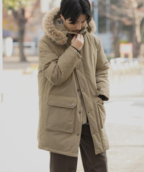 ITEMS URBANRESEARCH（アイテムズ アーバンリサーチ）の「770FP撥水フィールドダウンコート（その他アウター・メンズ・BEG/BLK・M/L）」の2枚目の写真