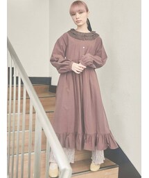 merry jenny | Wレースカラーワンピース(ワンピース)