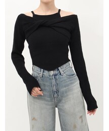 EVRIS | マルチウェイオフショルニットトップス(ニット/セーター)