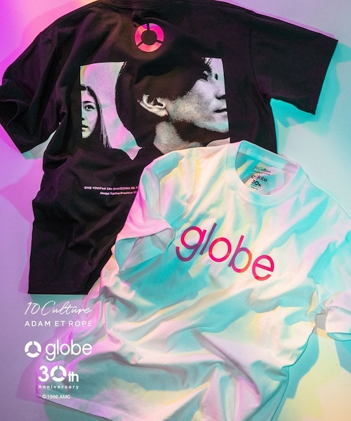 ADAM ET ROPE'(アダムエロペ)の「【globe × 10Culture for ADAM ET ROPE'】globe TEE(Tシャツ/カットソー・メンズ・ブラック/ホワイト・L/M/XL)」の4枚目の写真