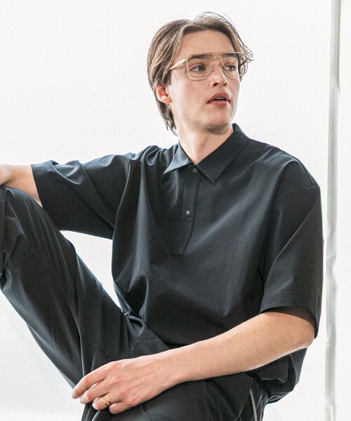 URBAN RESEARCH（アーバンリサーチ）の「『XLサイズあり』『撥水』SOLOTEX STRETCH ポロシャツ（ポロシャツ・メンズ・BLACK/D.NAVY/ICE GRAY・M/L/XL）」の5枚目の写真