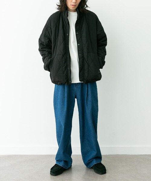 URBAN RESEARCH Sonny Label（アーバンリサーチサニーレーベル）の「リバーシブルスタンドブルゾン（ブルゾン・メンズ・ブラック/ネイビー・M/L/XL）」の9枚目の写真