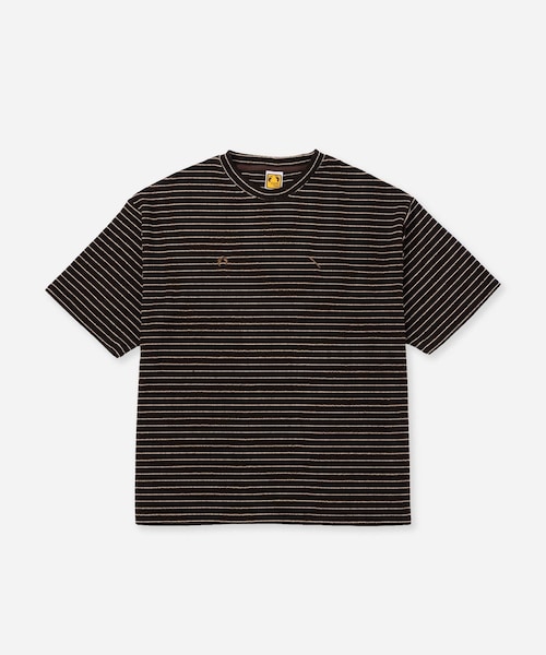 Saturdays NYC(サタデーズ ニューヨークシティ )の「HANG TEN x Saturdays NYC Pile Stripe Tee(Tシャツ/カットソー・レディース・グレー/ホワイト/ダークブラウン/ワイン・L/M/S/XL)」の22枚目の写真