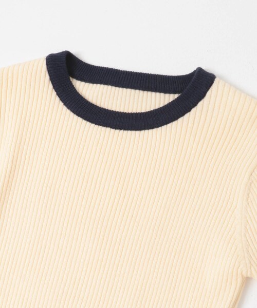 URBAN RESEARCH Sonny Label（アーバンリサーチサニーレーベル）の「静電防止フリルクルーネックリブニットプルオーバー（ニット/セーター・レディース・IVOxNVY/CCLxOFF/BRNxMNT/BEGxORG・Free）」の11枚目の写真