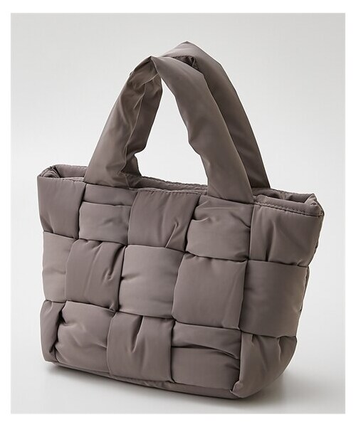 nissen（ニッセン）の「polka polka(ポルカポルカ)編み込みWフェイストートバッグ（トートバッグ・メンズ・ブラック/チャコールグレー/グレーベージュ/バニラ/カーキ・Y）」の4枚目の写真