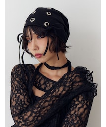 jouetie | ハトメリボンビーニー(ニットキャップ/ビーニー)