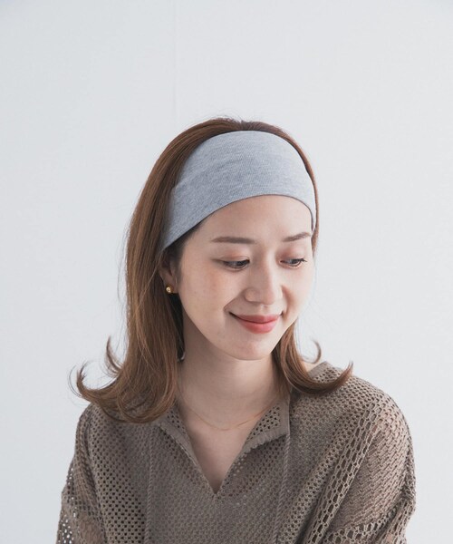 URBAN RESEARCH DOORS(アーバンリサーチドアーズ)の「プレート付きヘアバンド(ヘアバンド・レディース・GRAY/CHARCOAL・One)」の2枚目の写真