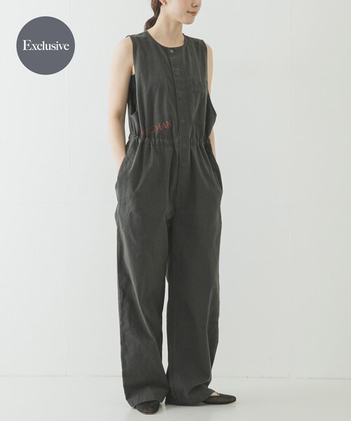 URBAN RESEARCH（アーバンリサーチ）の「『別注』PAY-DAY×URBAN RESEARCH　オールインワン（つなぎ/オールインワン・レディース・NATURAL/CHARCOAL・Free）」の3枚目の写真