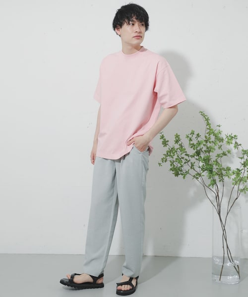 SENSE OF PLACE by URBAN RESEARCH(センスオブプレイスバイアーバンリサーチ)の「ガールグラフィックTシャツ(5分袖)(Tシャツ/カットソー・メンズ・PURPLE/WHITE①/PINK/ORANGE①/WHITE②/ORANGE②/WHITE③/MINT/ORANGE③・M/L)」の21枚目の写真