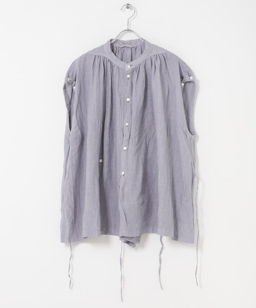 かぐれ（カグレ）の「Vlas Blomme　2WAYケープブラウス（シャツ/ブラウス・レディース・L BEIGE/BLUE GRAY・Free）」の17枚目の写真