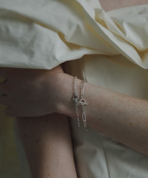 URBAN RESEARCH（アーバンリサーチ）の「decor『デコール』　Cablechain Bracelet（ブレスレット・レディース・SILVER・-）」の4枚目の写真