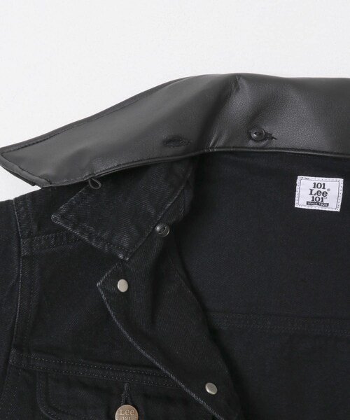 URBAN RESEARCH ROSSO（アーバンリサーチロッソ）の「『別注』Lee×ROSSO　2WAY COLLAR JACKET（デニムジャケット・レディース・OW BLACK/OW  BLUE・Free）」の6枚目の写真