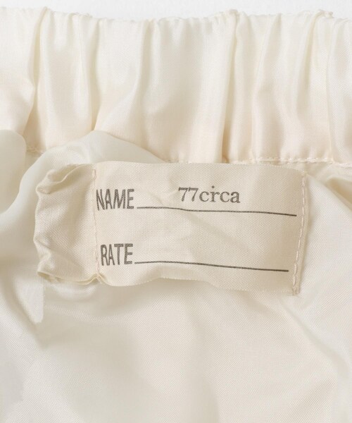 THE GOODLAND MARKET（ザグッドランドマーケット）の「77circa　2fabric 2way balloon SK（スカート・レディース・white/black・one）」の22枚目の写真