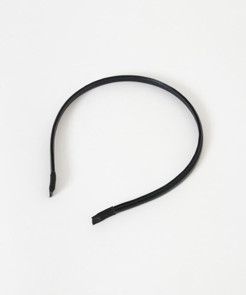 SMELLY（スメリー）の「スリムフェイクレザーカチューシャ（カチューシャ・レディース・BLK/SLV・-）」の9枚目の写真