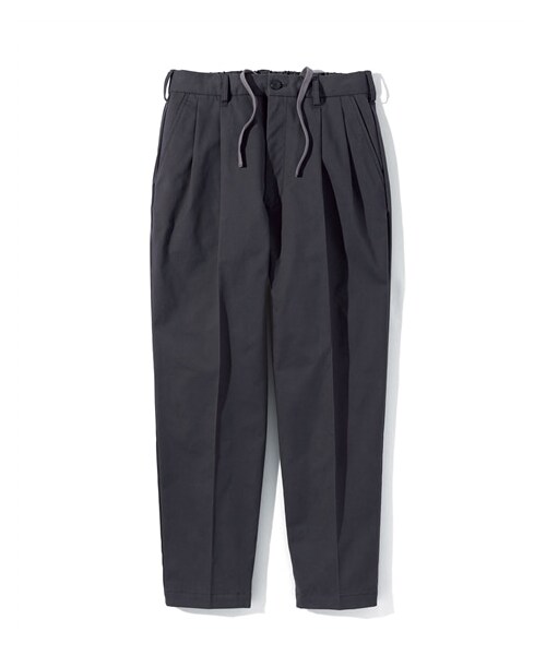 nissen（ニッセン）の「ストレッチツータックワイドテーパードチノパンツ【大きいサイズ】（パンツ・メンズ・チャコール/ベージュ/ブラック・3L/4L/5L/6L/8L/10L）」の11枚目の写真