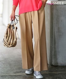 nissen | タックストレートパンツ【OtonaSMILE】(パンツ)