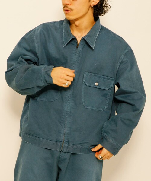 URBAN RESEARCH（アーバンリサーチ）の「A PRESSE　Vintage Work Jacket（カバーオール・メンズ・BLUE・2/3）」の5枚目の写真