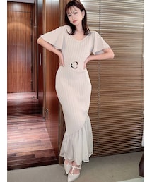 RESEXXY | 2wayショルダーマーメイドニットワンピース(ワンピース)