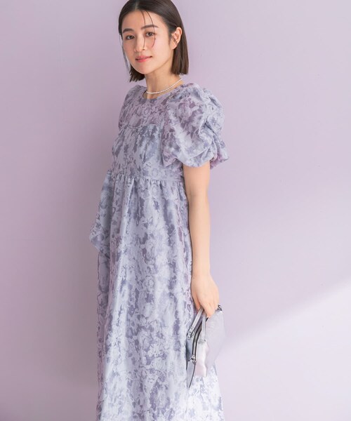 URBAN RESEARCH ROSSO（アーバンリサーチロッソ）の「ANDRESD　JACQUARD DRESS（ワンピース・レディース・L.GRAY/GRAY・M-TALL）」の5枚目の写真