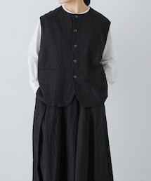 かぐれ | リネンコットンワイドベスト(ベスト)