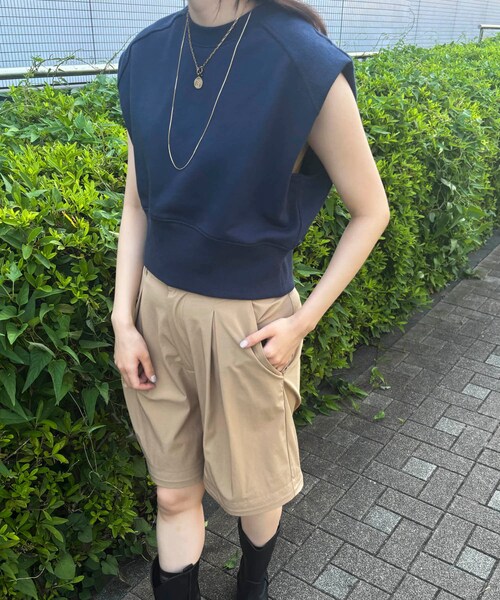 KBF（ケイビーエフ）の「ショルダータックスウェット（スウェット・レディース・NAVY/TOP GRAY/PINK・one）」の22枚目の写真