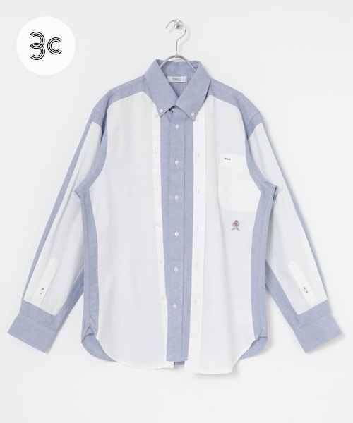 THE GOODLAND MARKET（ザグッドランドマーケット）の「SREU　SREU-Transposed Shirts（シャツ/ブラウス・レディース・BLUxWT2/WTxST 1/WTxST 2/BLUxWT1・2）」の2枚目の写真