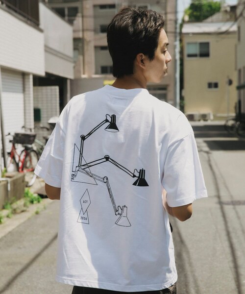 URBAN RESEARCH（アーバンリサーチ）の「Acy　LIGHT TEE（Tシャツ/カットソー・メンズ・WHITE/NAVY・L/XL）」の7枚目の写真