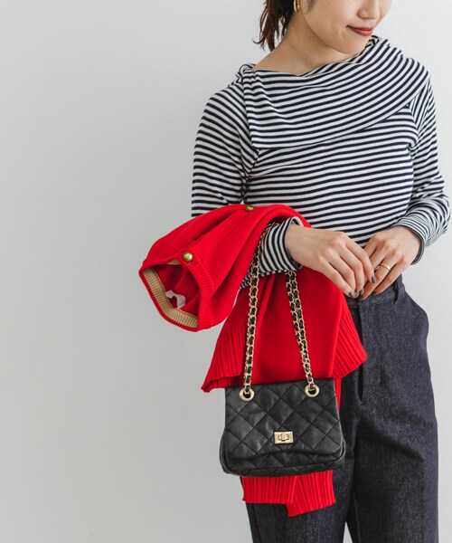 URBAN RESEARCH ROSSO（アーバンリサーチロッソ）の「F by ROSSO　アシメボートネックプルオーバー（Tシャツ/カットソー・レディース・BORDER/OFF WHITE/BLACK・FREE）」の21枚目の写真