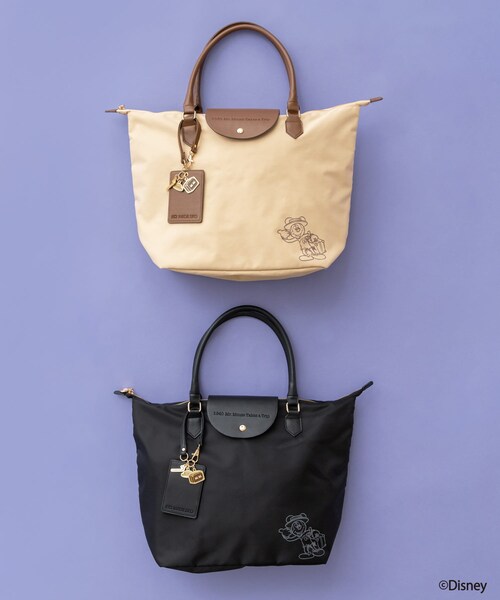 RODE SKO（ロデスコ）の「別注/Disney/パスケース付トート（トートバッグ・レディース・BLACK/BEIGE・One）」の11枚目の写真