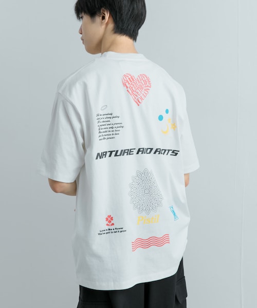 SENSE OF PLACE by URBAN RESEARCH（センスオブプレイスバイアーバンリサーチ）の「ロゴグラフィックTシャツ(5分袖) A（Tシャツ/カットソー・メンズ・WHITE/BLACK/ROYAL BLUE・M/L）」の13枚目の写真