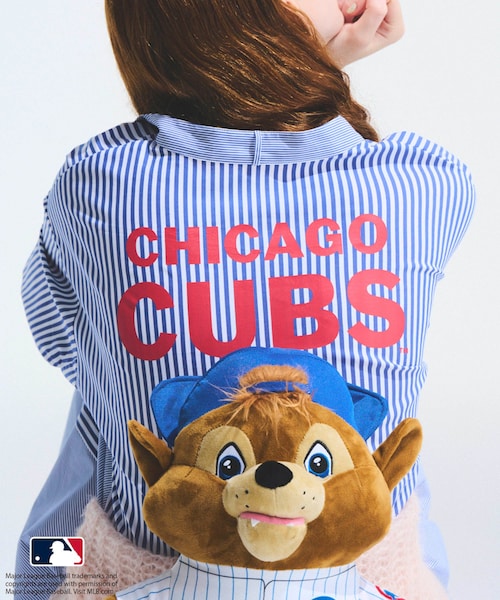 ROPE' PICNIC（ロペピクニック）の「【MLB COLLECTION BY JUN】リボンタイシャツワンピース（シャツワンピース・レディース・ネイビー/ブルー/サックス・38）」の14枚目の写真