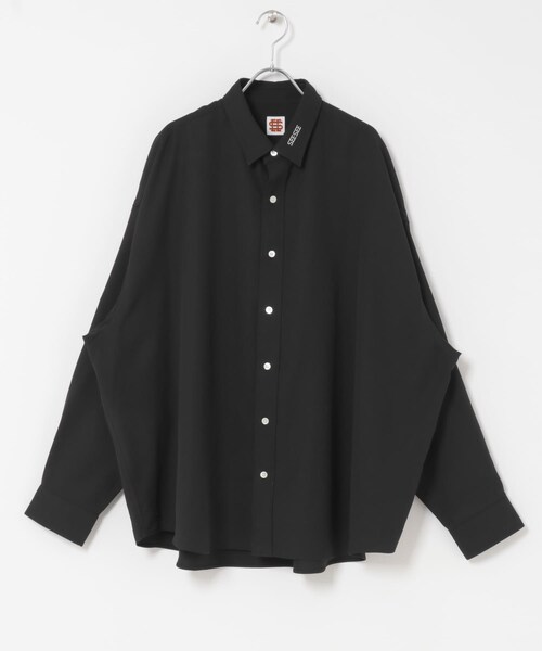 URBAN RESEARCH(アーバンリサーチ)の「SEE SEE T/C BIG SHIRT(シャツ/ブラウス・メンズ・BLACK/W/D NAVY/W/CHARCOAL/B・M/L/XL/XXL)」の5枚目の写真