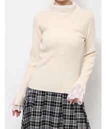 merry jenny | レースリブニット(ニット/セーター)