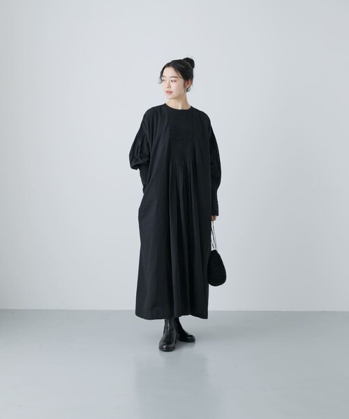 かぐれ（カグレ）の「コットンスモッキングワンピース（ワンピース