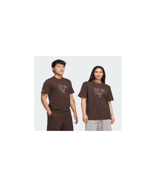 adidas(アディダス)の「シュムーフォイル アウト オブ ザ パーク 半袖Tシャツ(ジェンダーニュートラル)(トップス・メンズ・ブラウン・2XS/XS/M/XL/2XL/4XL/6XL/J/3XS/J/2XS/J/XS/J/S/J/M/J/L/J/XL/J/2XL/J/3XL/J/4XL/J/5XL)」の14枚目の写真