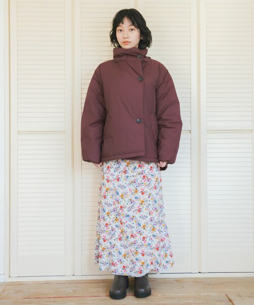 URBAN RESEARCH DOORS（アーバンリサーチドアーズ）の「『別注』NANGA×DOORS　STANDCOLLAR DOWN JACKET（その他アウター・レディース・BORDEAUX/MOCHA/BLACK・One）」の19枚目の写真