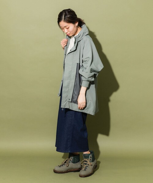 EKAL（エカル）の「別注ナイロンメッシュブルゾン（ブルゾン・レディース・BEIGE/F GREY・S/M）」の20枚目の写真