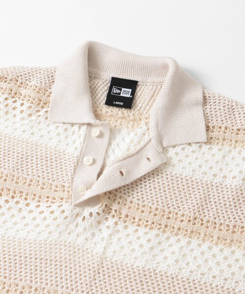 URBAN RESEARCH Sonny Label（アーバンリサーチサニーレーベル）の「NEW ERA GOLF　SHORT-SLEEVE MESH POLO（ポロシャツ・メンズ・OWHI・M/L）」の7枚目の写真