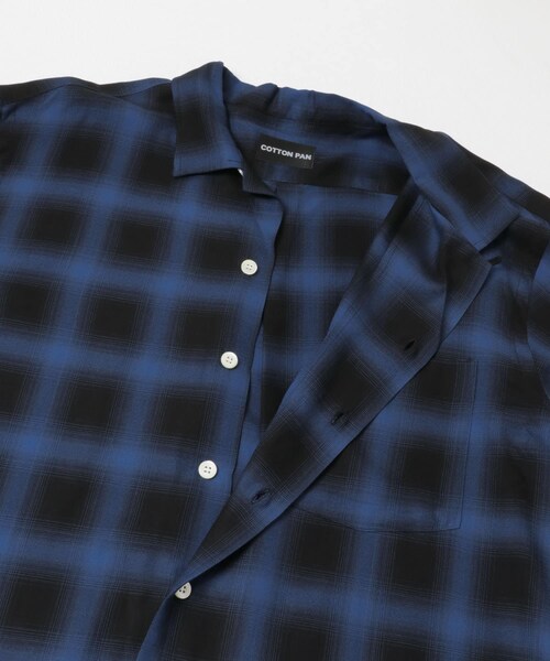 URBAN RESEARCH(アーバンリサーチ)の「COTTON PAN SOHOオンブレシャツロングスリーブ(シャツ/ブラウス・メンズ・BLACK/BLUE/BLU×BLK・2/3)」の16枚目の写真