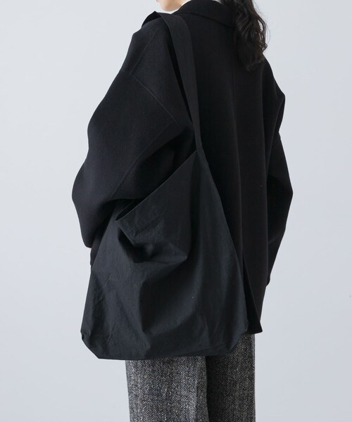 かぐれ（カグレ）の「コットンショルダーバッグ（ショルダーバッグ・レディース・RED/GRAY/NAVY/BLACK・FREE）」の7枚目の写真