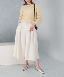 URBAN RESEARCH ROSSO WOMEN | ダブルクロスフォルムタックパンツ(その他パンツ)