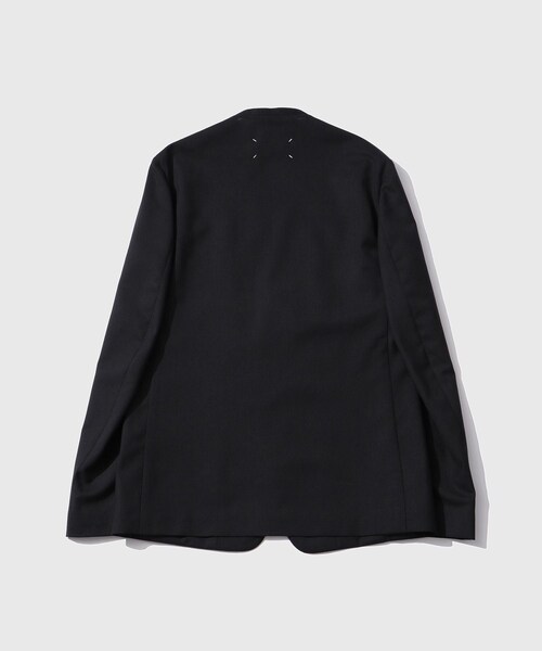 ADAM ET ROPE'(アダムエロペ)の「【Maison Margiela/メゾン マルジェラ】CARDI JACKET(ノーカラージャケット・メンズ・ブラック・46/48/50)」の14枚目の写真