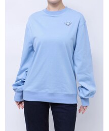 MERCURYDUO | 【ポンポネットジュニアコラボ】 ミントくん刺繍オーバースエット(スウェット)