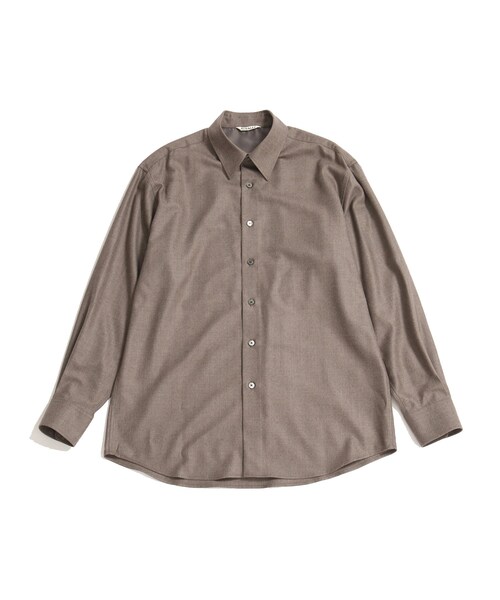 【AURALEE/オーラリー】SUPER LIGHT WOOL SHIRT