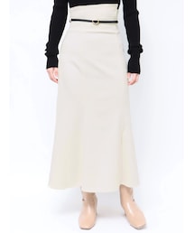 LAGUNAMOON | バイカラーベルトスカート(スカート)