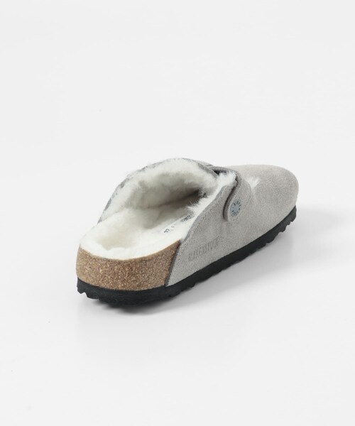 THE GOODLAND MARKET（ザグッドランドマーケット）の「BIRKENSTOCK　Boston Shearling Stone-narrow（サンダル・レディース・STONE・36/37/38）」の5枚目の写真