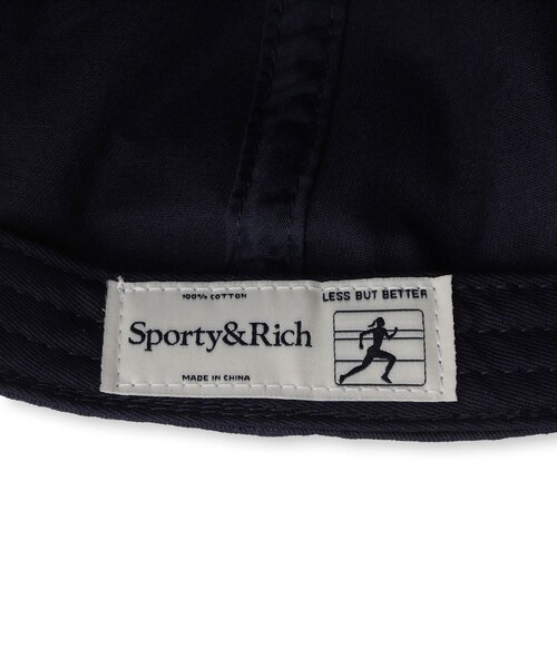 ADAM ET ROPE'(アダムエロペ)の「【Sporty&Rich(スポーティー アンド リッチ)】Syracuse NY Hat(キャップ・レディース・ネイビー・F)」の9枚目の写真