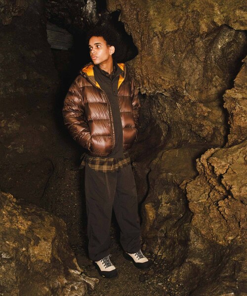 EKAL（エカル）の「『別注』NANGA×EKAL　クラシックダウンジャケット（その他アウター・メンズ・ブラック/ブラウン・M/L）」の22枚目の写真