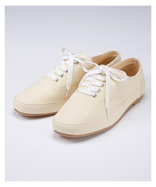 nissen（ニッセン）の「【ゆったり幅広】やわらかレースアップスニーカー（ワイズ４Ｅ）（スニーカー・メンズ・黒/グレー/ベージュ系/アイボリー・M=23.0~23.5cm/4E/L=24.0~24.5cm/4E/LL=25.0~25.5cm/4E/3L=26.0~26.5cm/4E）」の7枚目の写真
