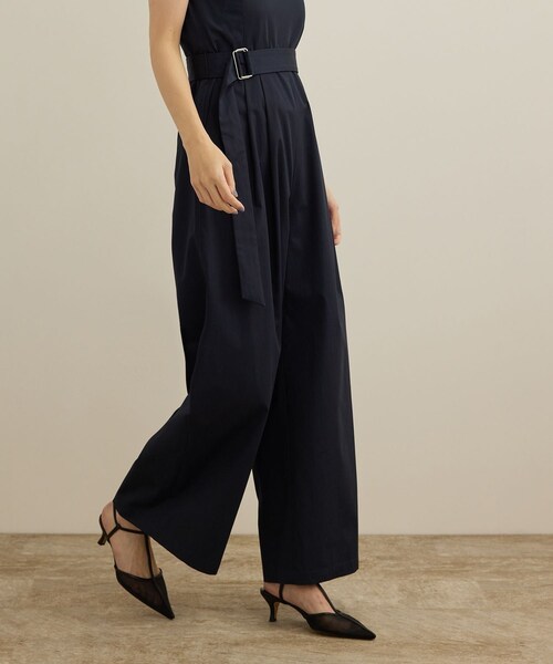 ROPE'(ロペ)の「コットンサテンオールインワン/洗える(つなぎ/オールインワン・レディース・ネイビー/ターコイズ・F)」の13枚目の写真